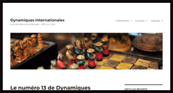Desktop Screenshot of dynamiques-internationales.com
